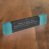 苦情部ユーモア デスクネームプレート (側面)