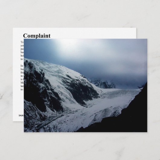 苦情 ポストカード (正面/裏面)