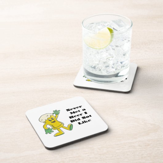 苦手なビールに出会ったことがない コースター (右側)