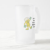 苦手なビールに出会ったことがない フロストグラスビールジョッキ (正面右)