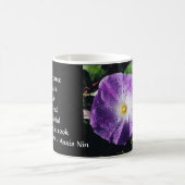 苦痛および危険- Anais Nin -マグ コーヒーマグカップ (中央)