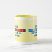 苦痛のゲージのローディングのマグ マグカップ (中央)