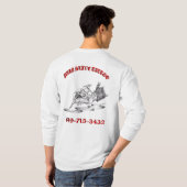 苦痛の奴隷の入れ墨- Tシャツ (裏面フル)