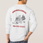 苦痛の奴隷の入れ墨- Tシャツ (裏面)