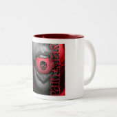 苦痛の星の球のギャグのマグ ツートーンマグカップ (正面右)