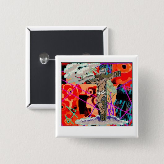 苦痛の色 缶バッジ (正面&裏面)