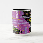 苦痛の苦痛は遠くにに行きます マグカップ (中央)