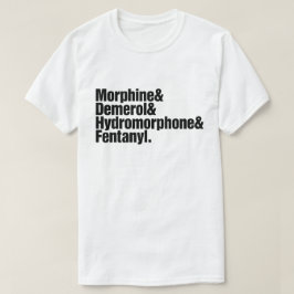 苦痛の進行-麻酔 Tシャツ