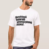 苦痛の進行-麻酔 Tシャツ (正面)