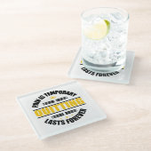 苦痛は一時やめ的なものだ ガラスコースター (アングル)