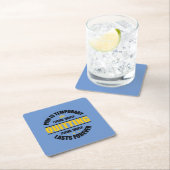 苦痛は一時やめ的なものだ スクエアペーパーコースター (インサイチュ)