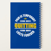 苦痛は一時やめ的なものだ ノートブック (裏面)