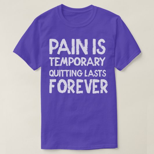 苦痛は一時やめ的なものだ Tシャツ (デザイン正面)