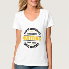 苦痛は一時やめ的なものだ Tシャツ
