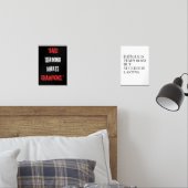 苦痛は一時的だが成功は永遠だ (寝室)