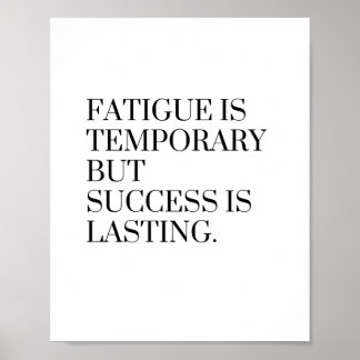 苦痛は一時的だが成功は永遠だ ポスター