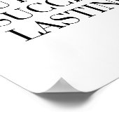 苦痛は一時的だが成功は永遠だ ポスター (角)