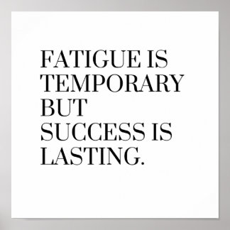 苦痛は一時的だが成功は永遠だ ポスター