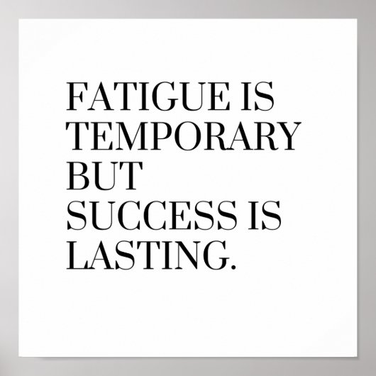 苦痛は一時的だが成功は永遠だ ポスター (正面)