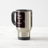 苦痛は実質のタンブラーです トラベルマグ (正面左)