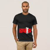 苦痛は進行の赤十字です Tシャツ (正面フル)