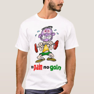 苦痛無し利益無し Tシャツ