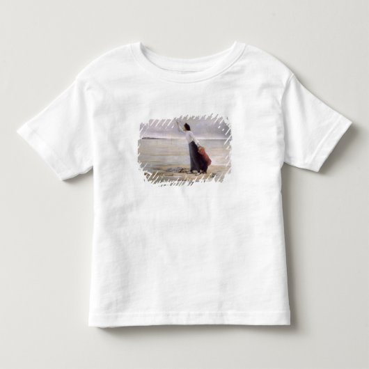 苦脳では、上昇気運 トドラーTシャツ (正面)