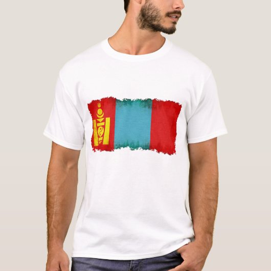 苦脳のモンゴル Tシャツ (正面)