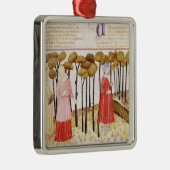 苦行の頂上のDanteそしてVirgil メタルオーナメント (右)