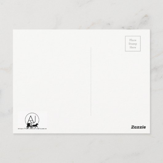 苦話語なし – ポストカード (裏面)