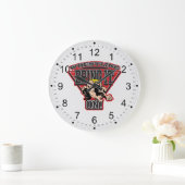 苦闘することはそれを持って来ます ラージ壁時計 (ホーム)