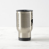 苦闘するコーチのためのパーソナライズなギフト トラベルマグ (中央)