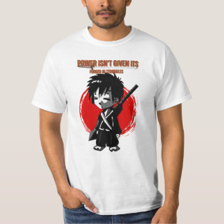 苦闘の中で鍛えられる — 力は痛みから生まれる Tシャツ