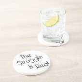 苦闘は実質です コースター (側面)