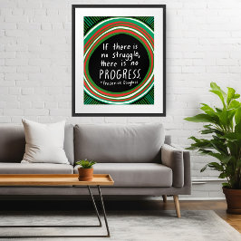 苦闘プログレスダブルグラス引用文手錠 ポスター