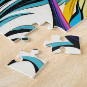 苦難かわいらしの極楽鳥 ジグソーパズル (側面)