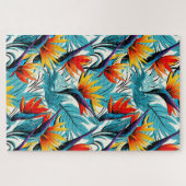 苦難かわいらしの極楽鳥 ジグソーパズル (横)