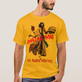 苦難に対する驚くべき心 Tシャツ (正面)