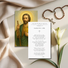 苦難エイドクロスサンジュドフォト祈りの言葉カード 名刺