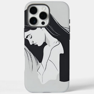 苦静か労:悲しい女の子 – iPhone / iPadケース 16 Pro Maxケース