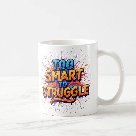 苦頭が切れるし過ぎる コーヒーマグカップ (右)