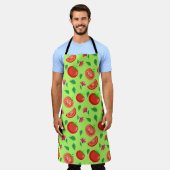 苫天 エプロン (着用した状態)