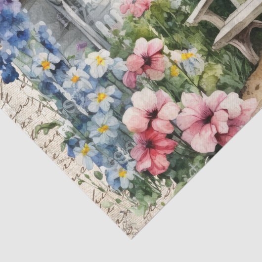 英お洒落語コテージおとぎ話フラワーガーデン 薄葉紙 (詳細)