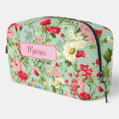 英エレガント国ワイルドフラワーパーソナライズされた ドップキット (右コーナー)