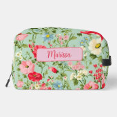 英エレガント国ワイルドフラワーパーソナライズされた ドップキット (裏面)