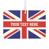 英カスタム国ユニオン・ジャック国旗の車の空気清浄機 カーエアーフレッシュナー (裏面)