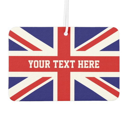 英カスタム国ユニオン・ジャック国旗の車の空気清浄機 カーエアーフレッシュナー (裏面)