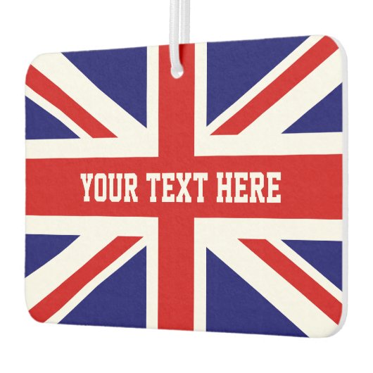 英カスタム国ユニオン・ジャック国旗の車の空気清浄機 カーエアーフレッシュナー (左)