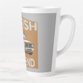 英クラシック国車 |ガソリンヘッド |ヴィンテージ |マグカップ カフェラテマグ (右)