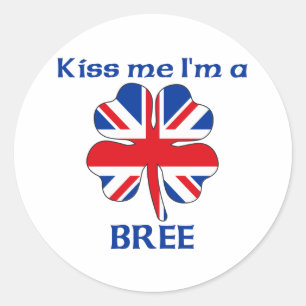 英パーソナライズされた国キス私はBree ラウンドシール